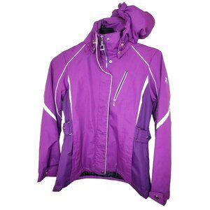 Zero Xposur Performance Ski Jacket/Detachable Hood/Women’s Size S Purple